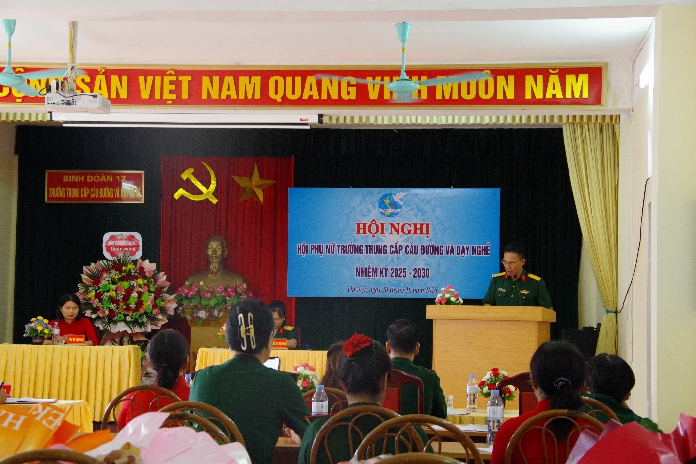 Hội nghị Hội Phụ Nữ Trường Trung Cấp Cầu Đường và Dạy Nghề (Nhiệm kỳ 2025-2030)